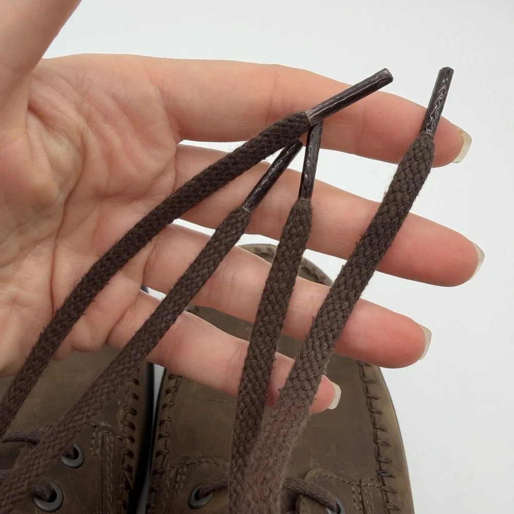 Ecco Seawalker Leather Shoes Mens 44 Brown 10 - 10.5 Comfort Oxfords Lace Up EUC